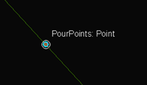 Image showing the mouse cursor highlighting when over a point.