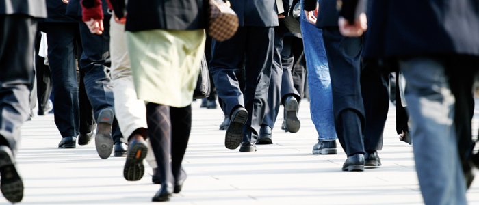 image of people walking