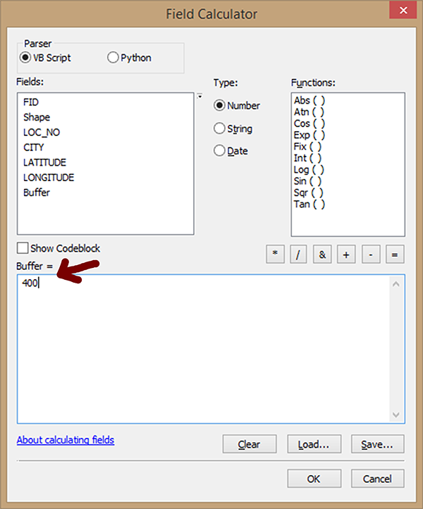 image of field calculator