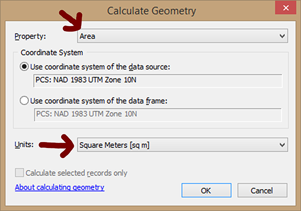 image of calculate geometry settings