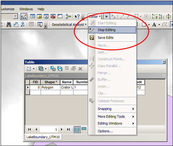 Stop Editing