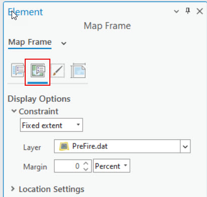 Map frame