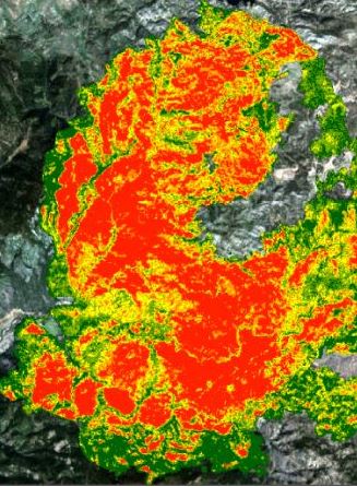 Walker Fire Map