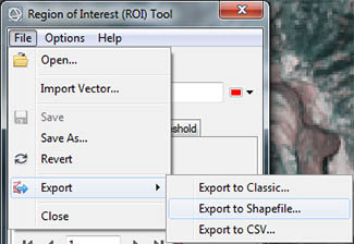 Export to Shapefile