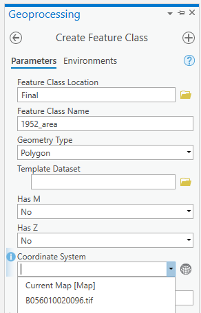 Create FEature Class