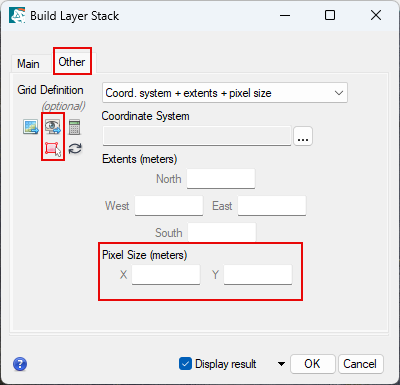 Layer Stack Coordinates