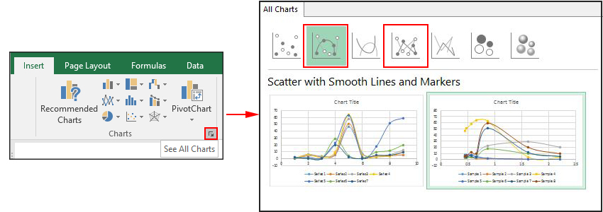 Selecting Charts in Excel